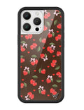 Wildflower Chocolate Cherries iPhone Case
