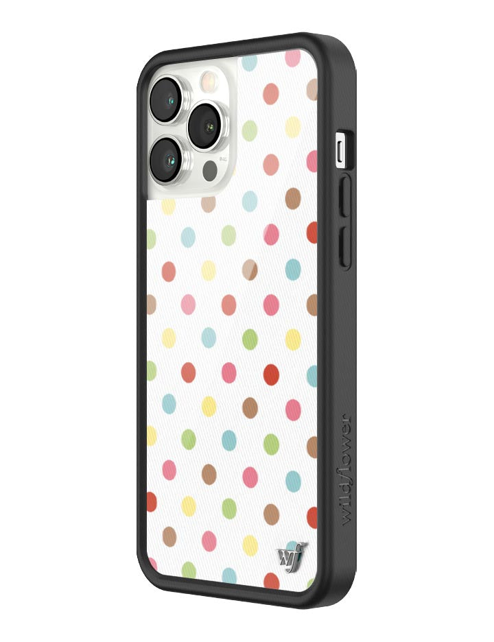 Wildflower Confetti Polka Dots iPhone Case