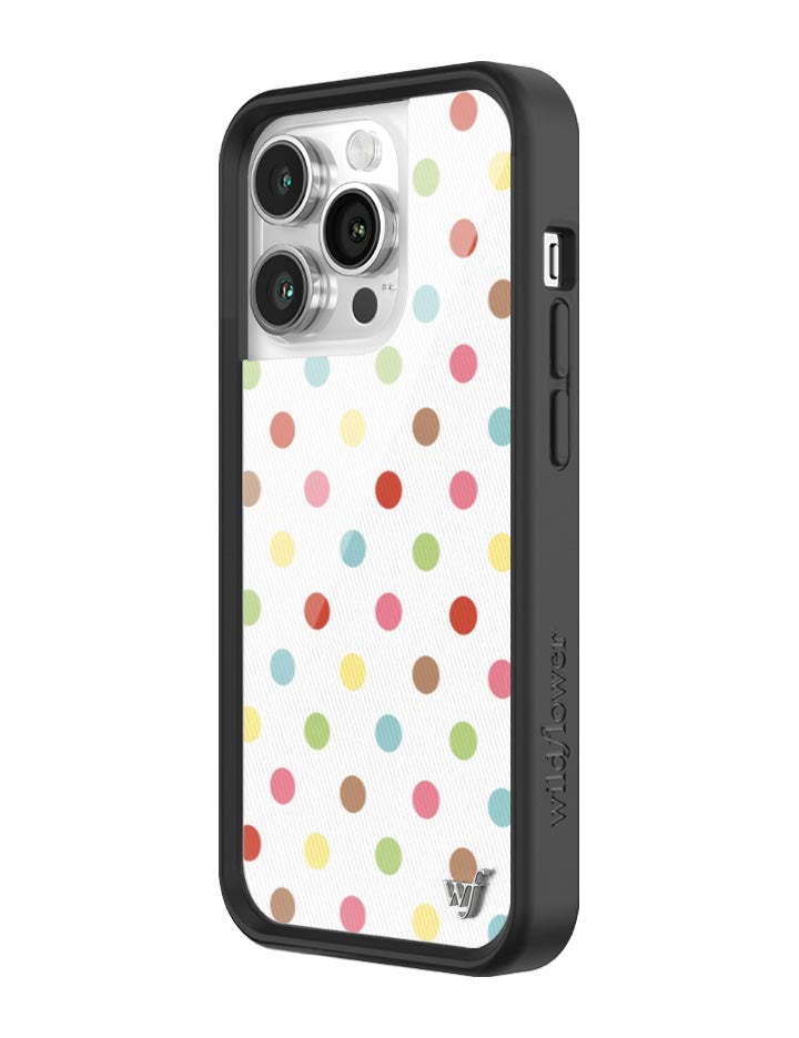 Wildflower Confetti Polka Dots iPhone Case