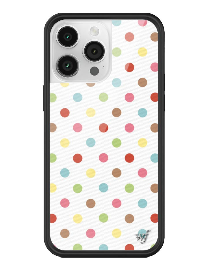 Wildflower Confetti Polka Dots iPhone Case
