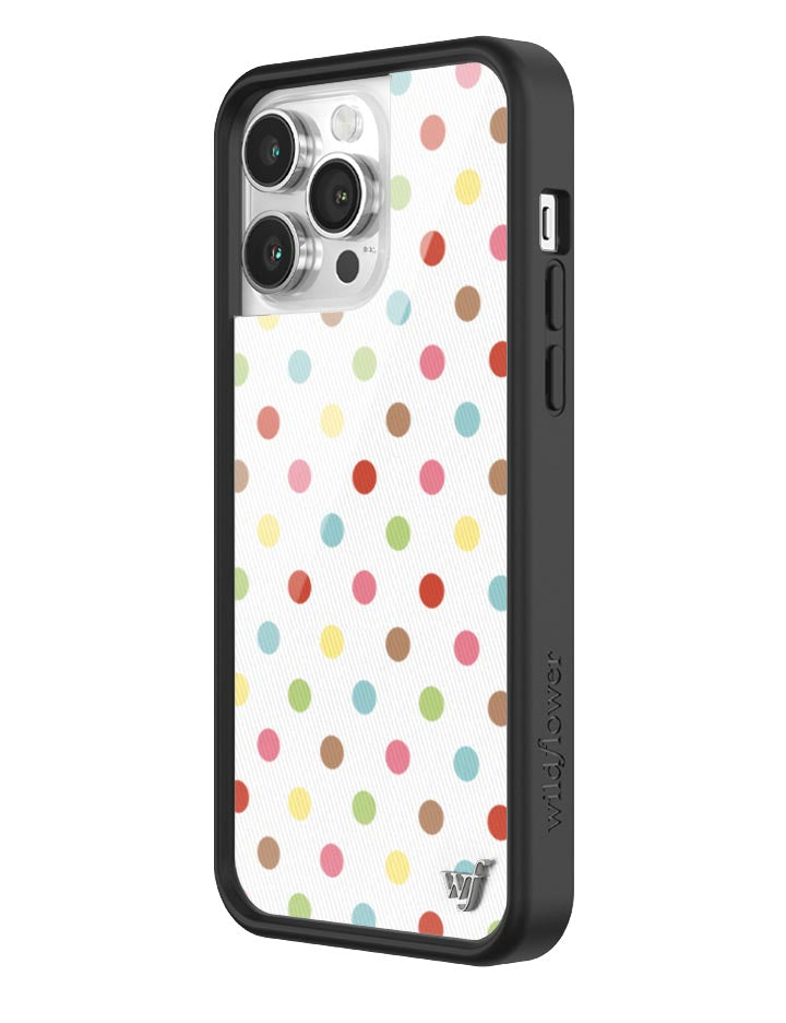 Wildflower Confetti Polka Dots iPhone Case