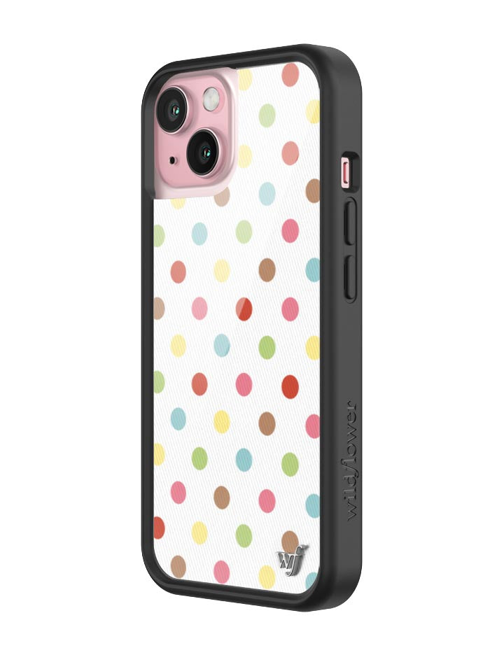 Wildflower Confetti Polka Dots iPhone Case