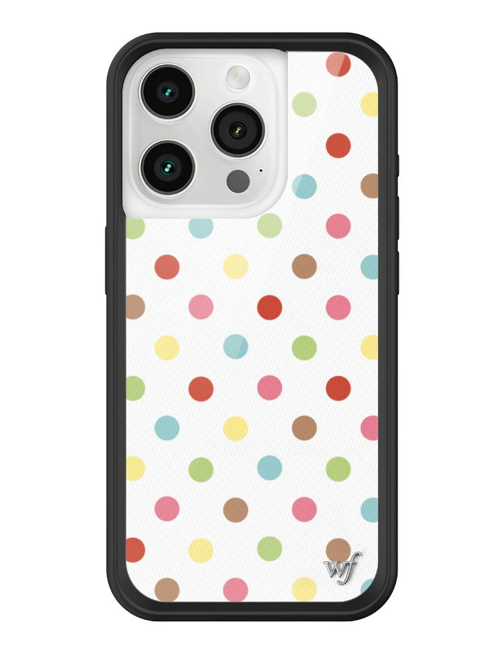 Wildflower Confetti Polka Dots iPhone Case