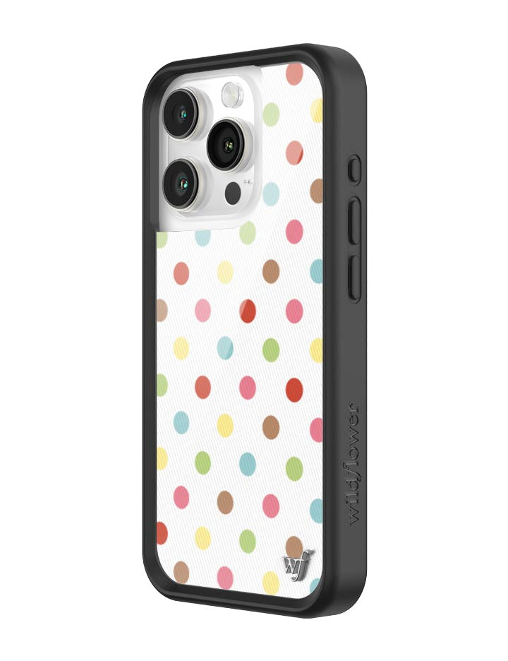 Wildflower Confetti Polka Dots iPhone Case