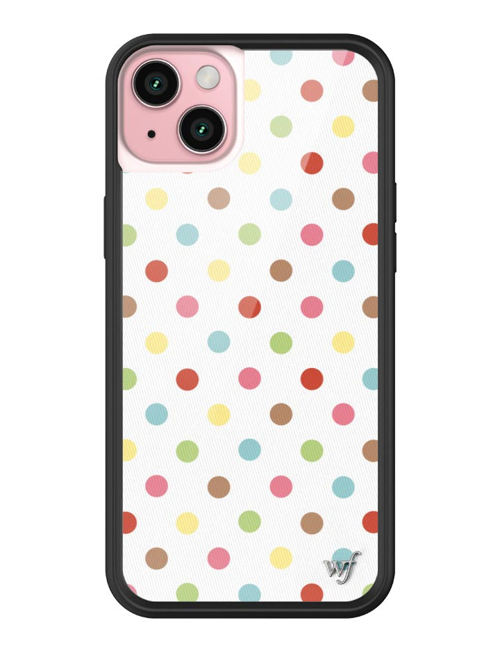 Wildflower Confetti Polka Dots iPhone Case