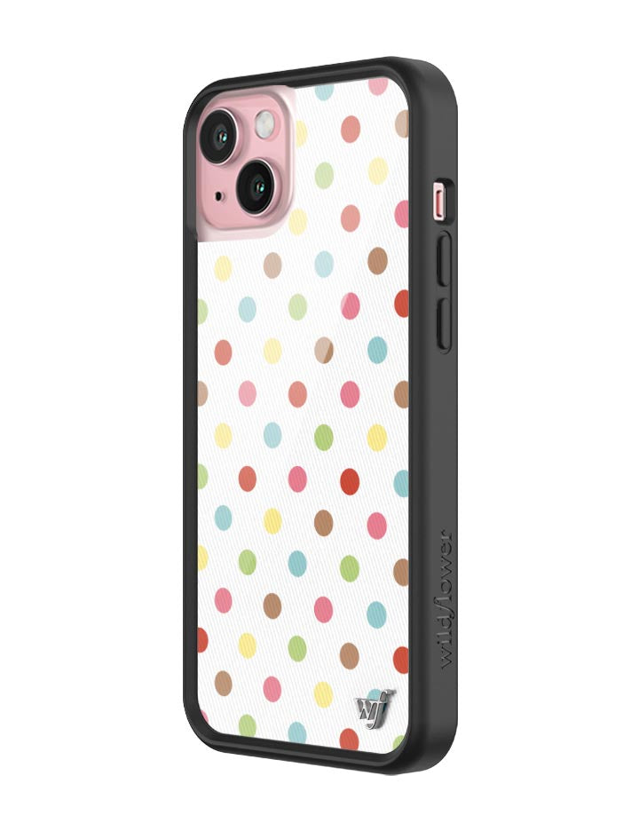 Wildflower Confetti Polka Dots iPhone Case