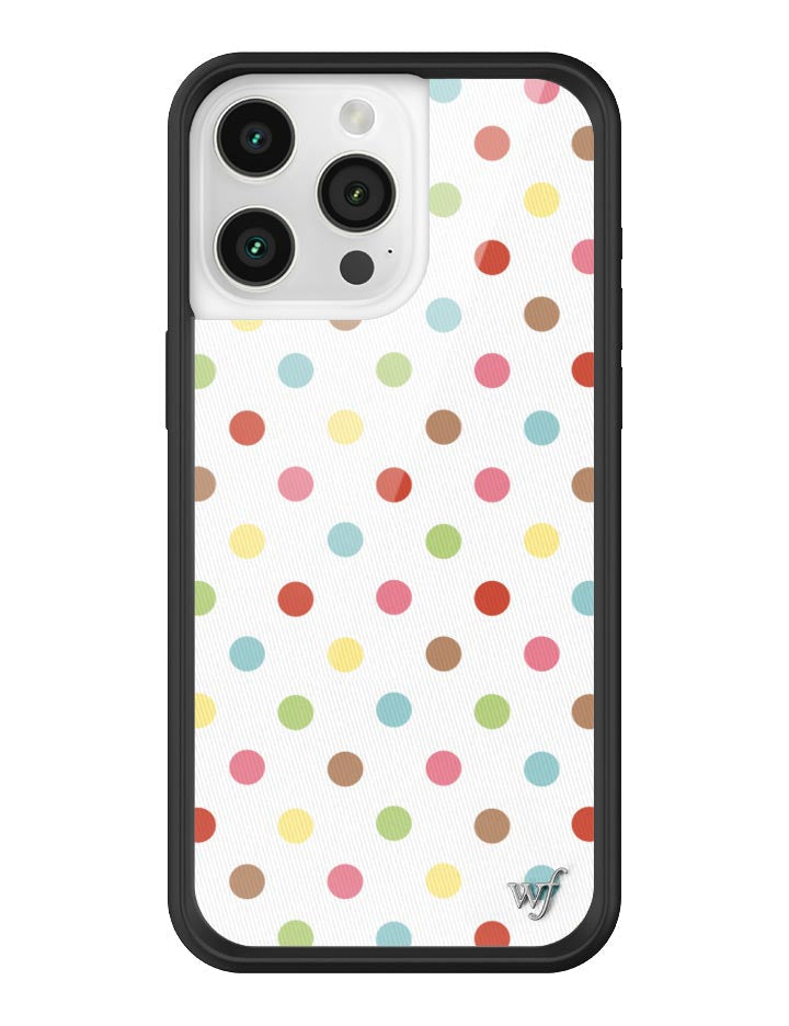 Wildflower Confetti Polka Dots iPhone Case