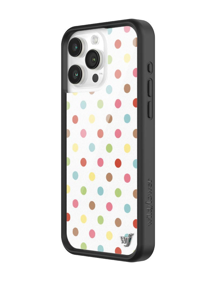 Wildflower Confetti Polka Dots iPhone Case