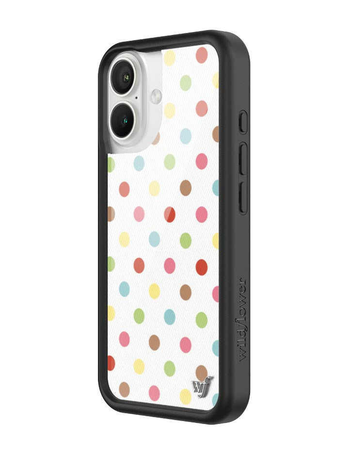 Wildflower Confetti Polka Dots iPhone Case