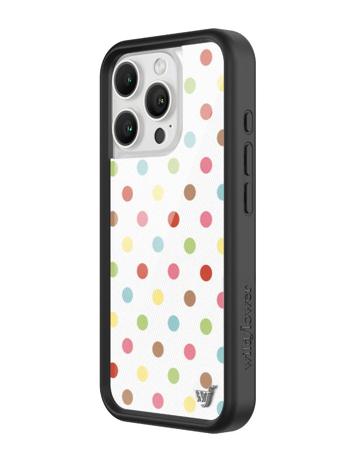 Wildflower Confetti Polka Dots iPhone Case