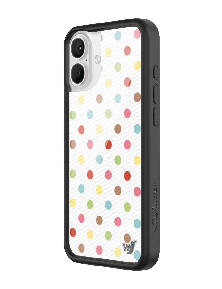 Wildflower Confetti Polka Dots iPhone Case