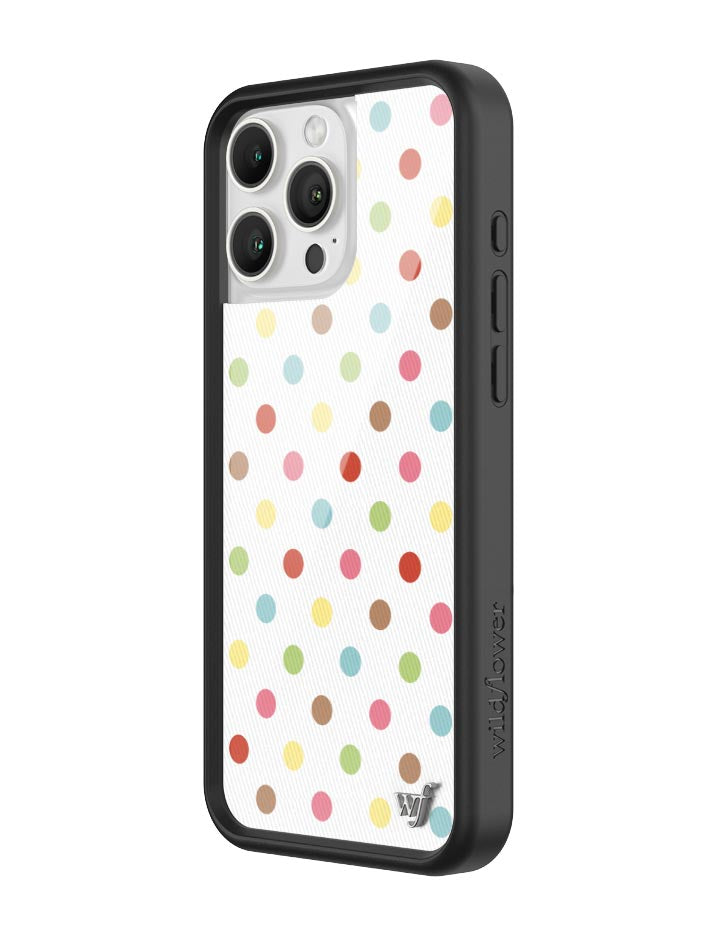 Wildflower Confetti Polka Dots iPhone Case