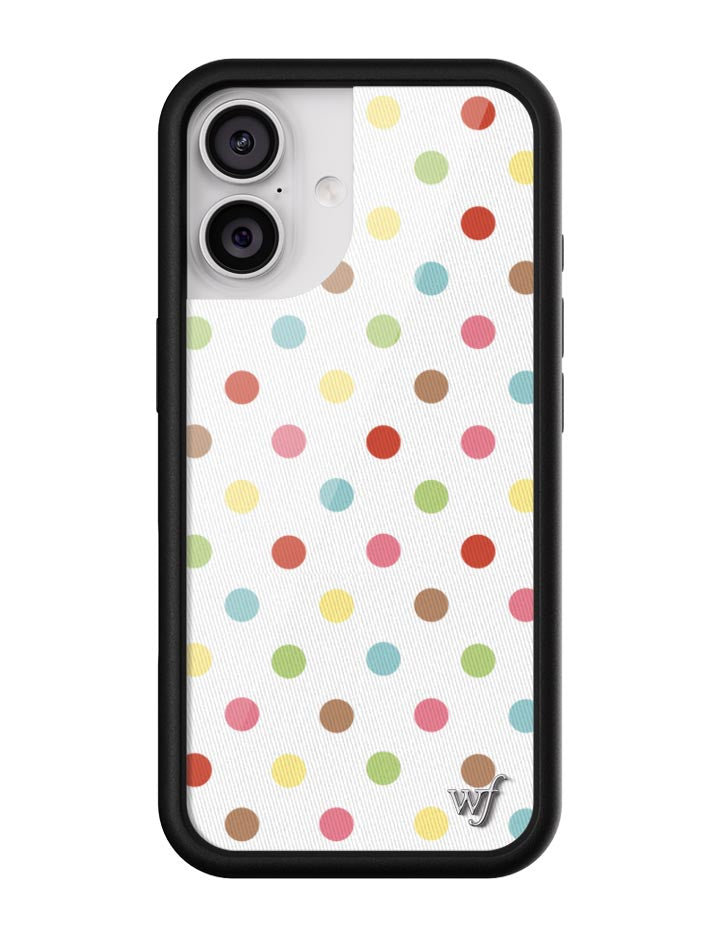 Wildflower Confetti Polka Dots iPhone Case