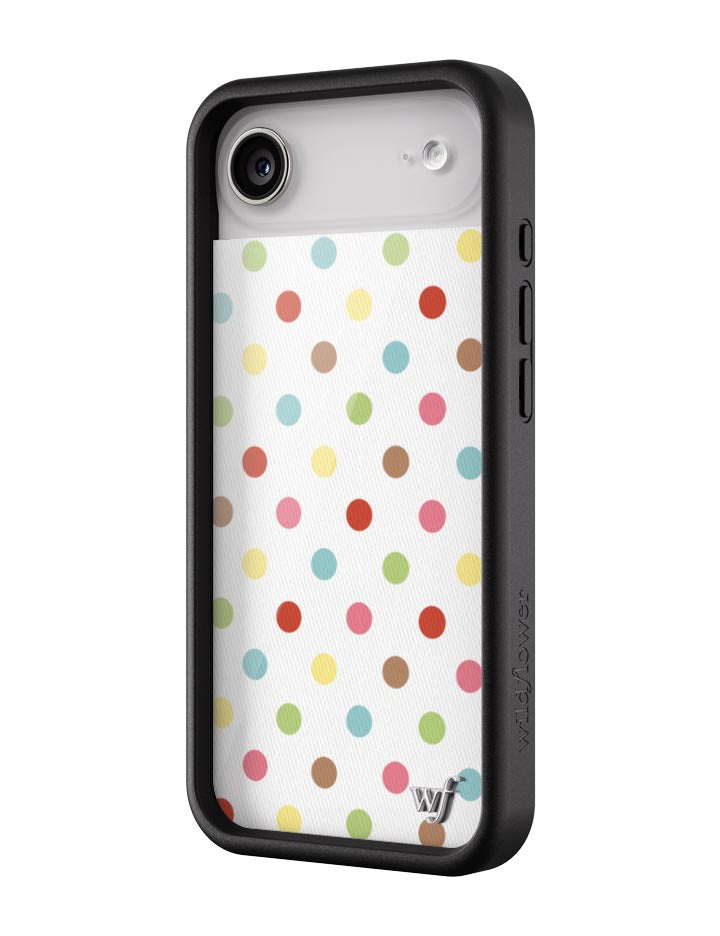 Wildflower Confetti Polka Dots iPhone Case
