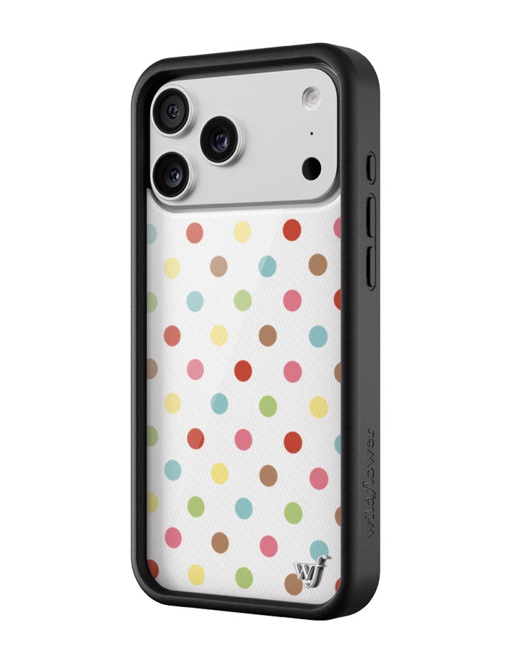 Wildflower Confetti Polka Dots iPhone Case