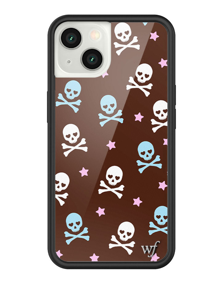 Wildflower Cross Bones iPhone Case