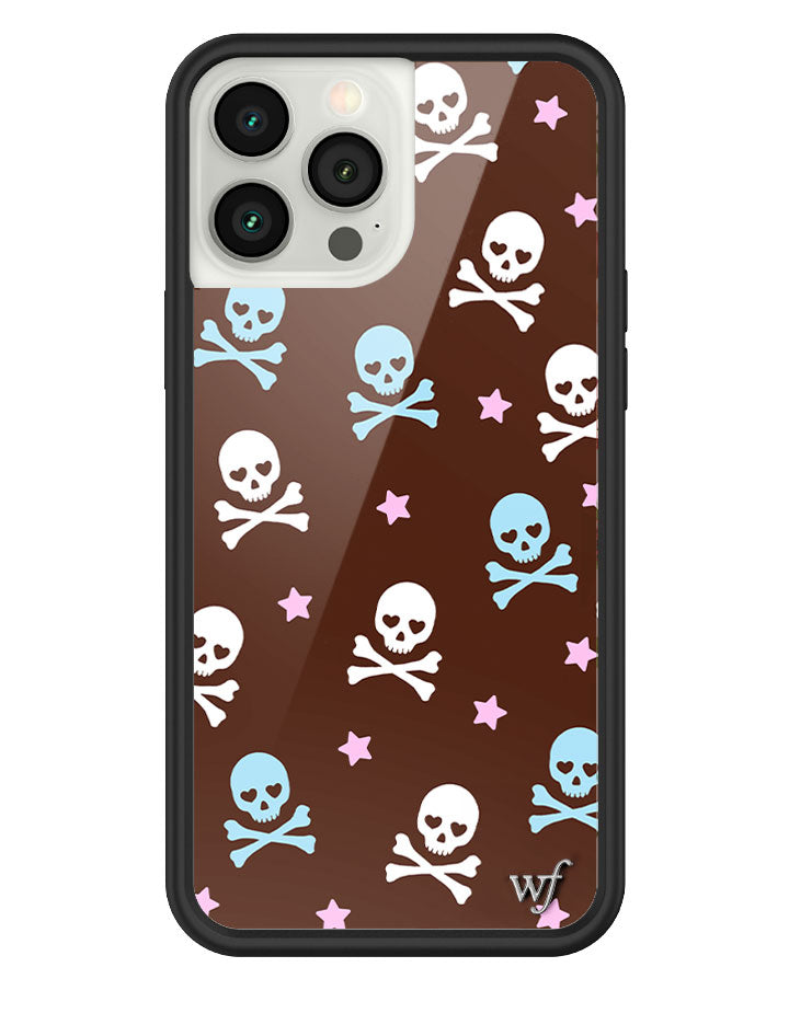 Wildflower Cross Bones iPhone Case