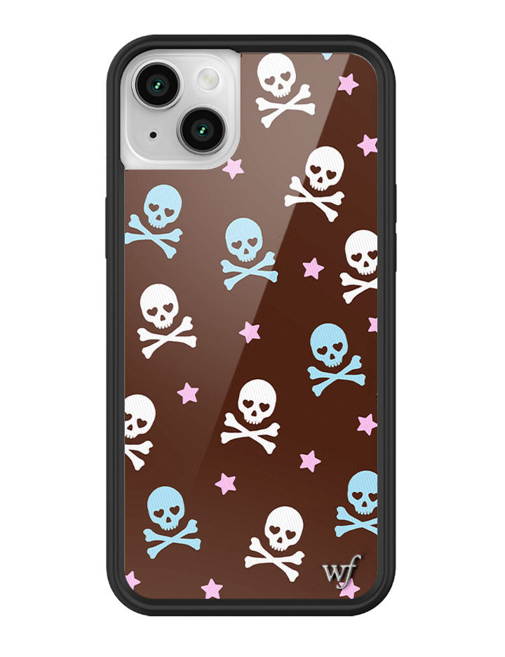 Wildflower Cross Bones iPhone Case