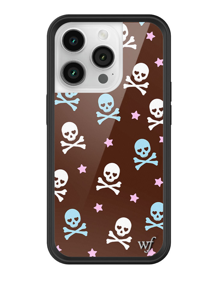 Wildflower Cross Bones iPhone Case