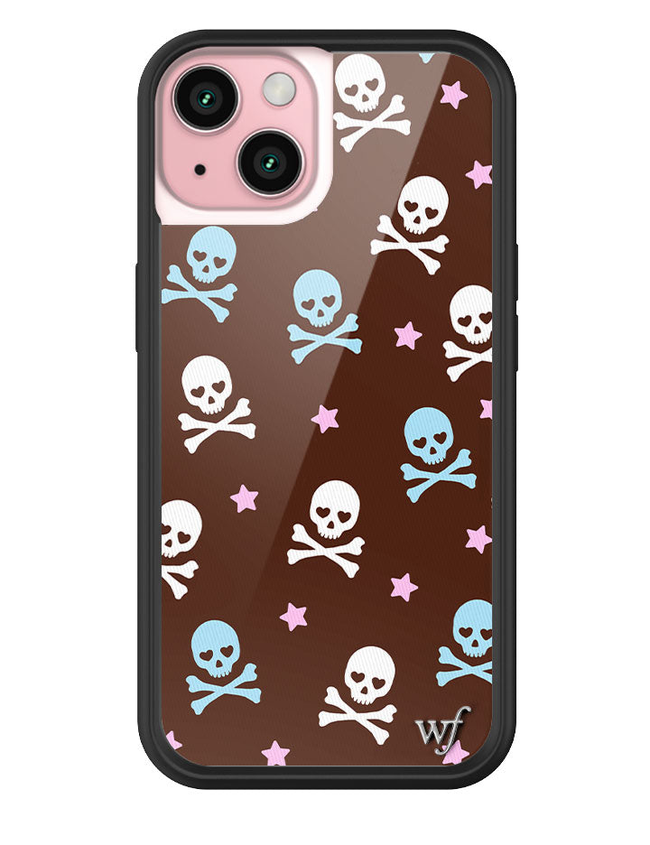 Wildflower Cross Bones iPhone Case