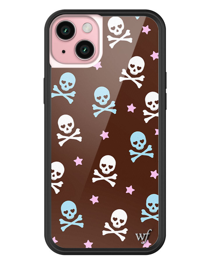 Wildflower Cross Bones iPhone Case