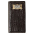 3D Calf Hair Inlay Cross Concho - Men's Rodeo Wallet