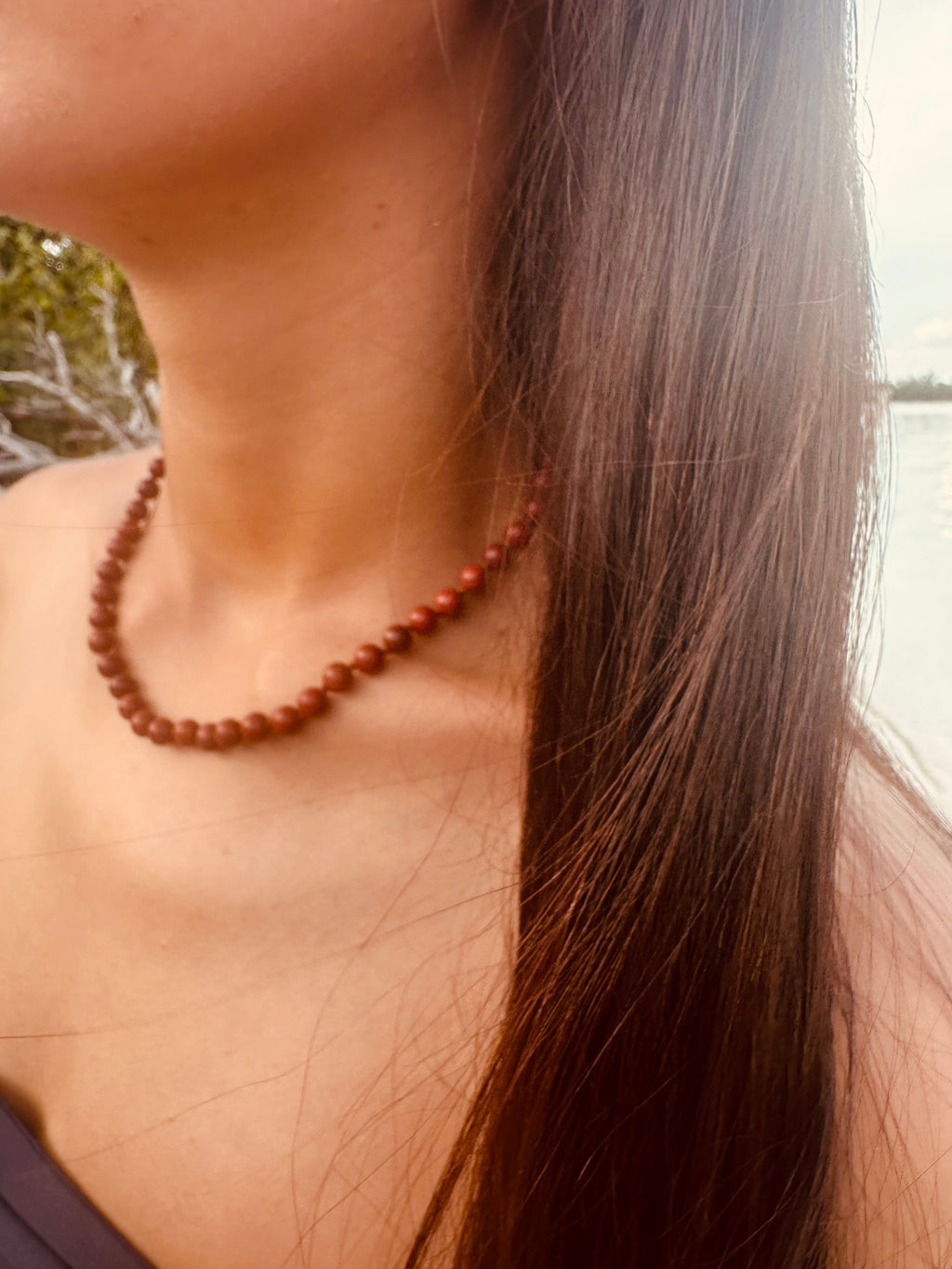 CanyonLeaf Pure Gemstone + Red Jasper || Necklace