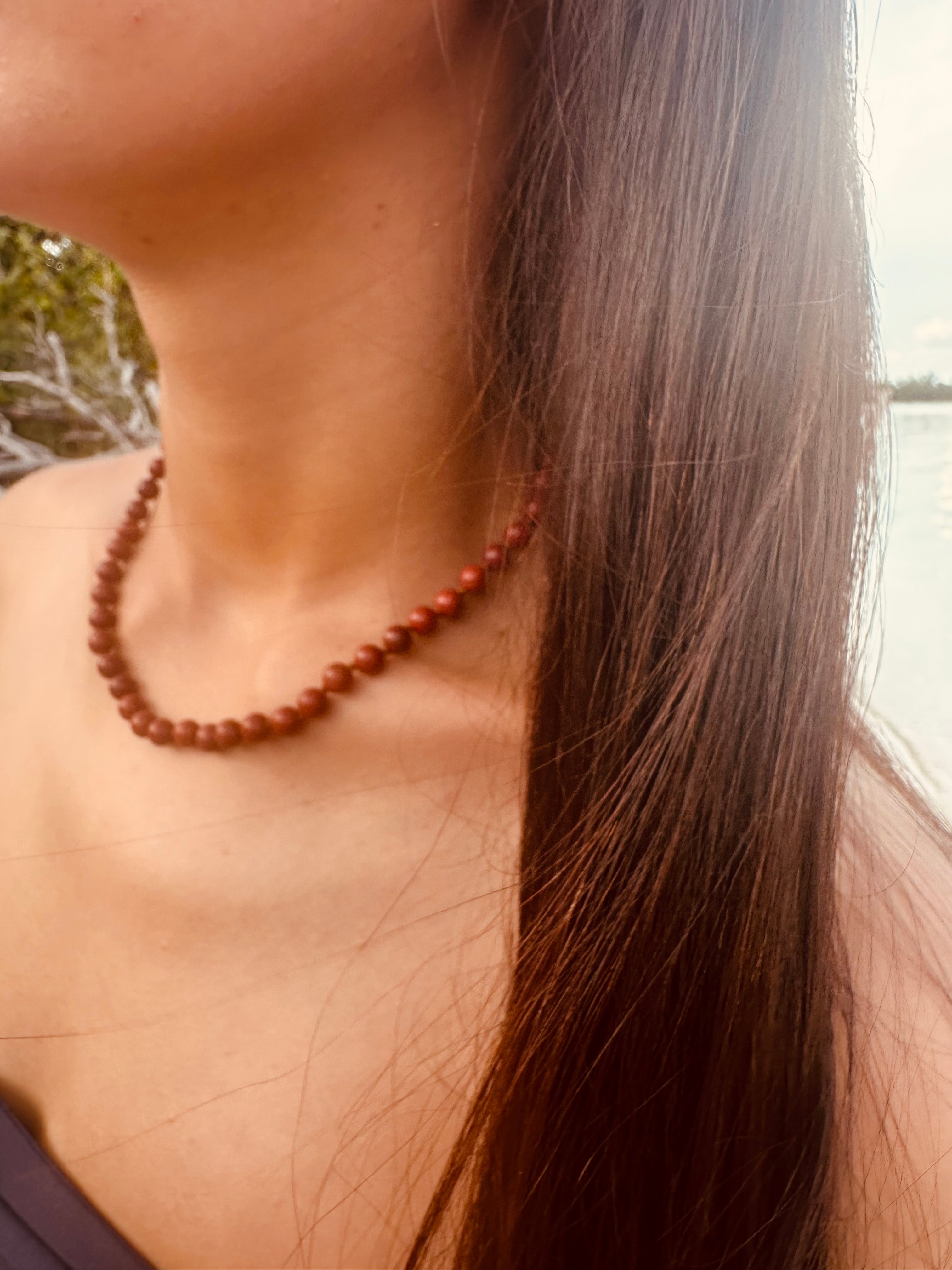 CanyonLeaf Pure Gemstone + Red Jasper || Necklace