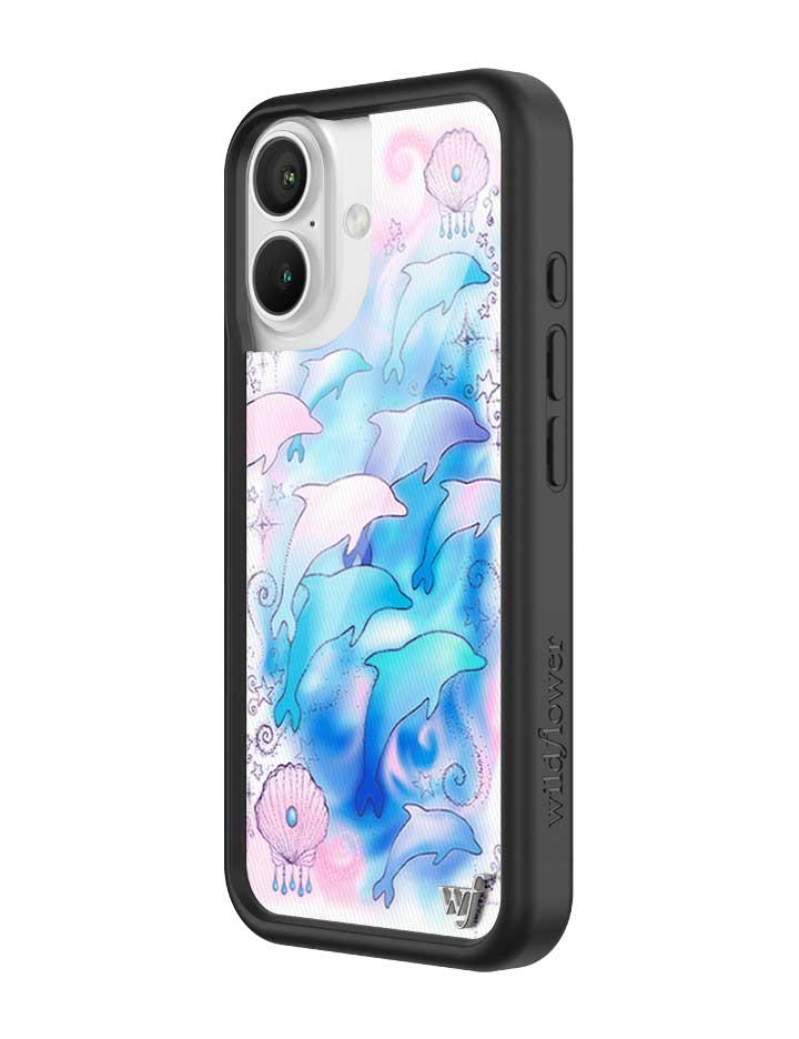 Wildflower Dolphin Dreams iPhone Case