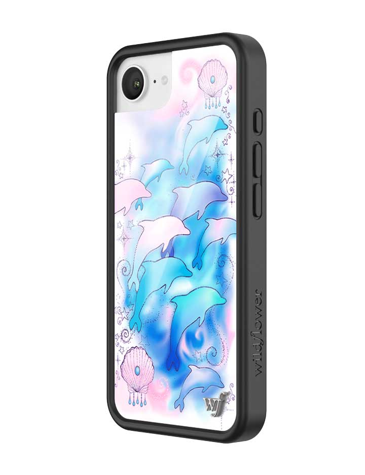 Wildflower Dolphin Dreams iPhone Case