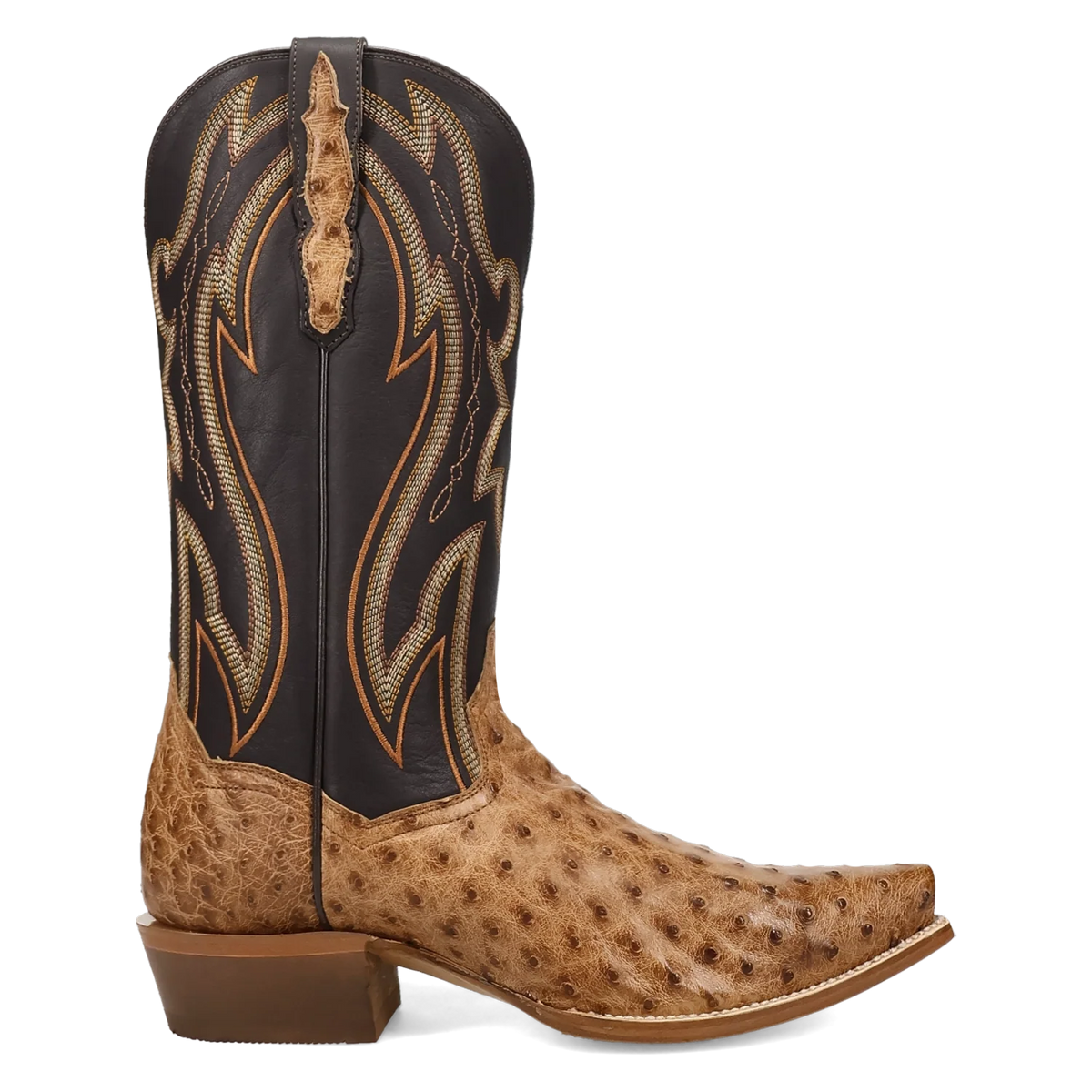 Grit - Men's Ostrich Leather Cowboy Boots by Dan Post