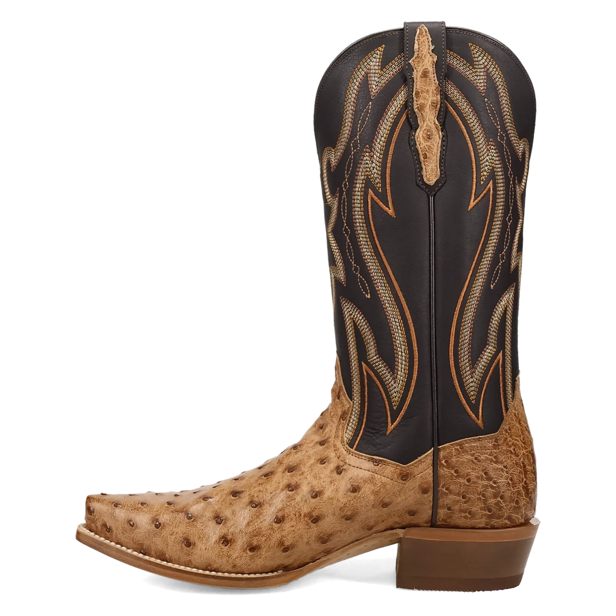 Grit - Men's Ostrich Leather Cowboy Boots by Dan Post