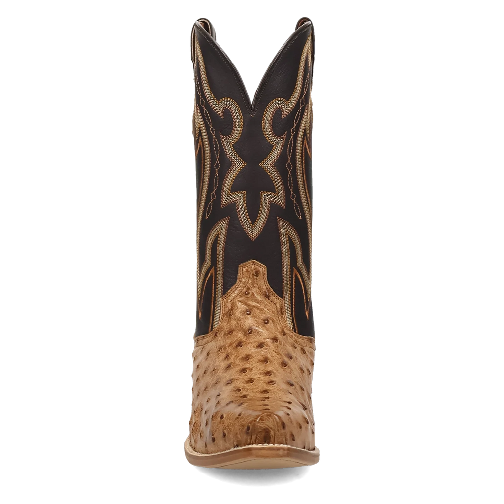 Grit - Men's Ostrich Leather Cowboy Boots by Dan Post