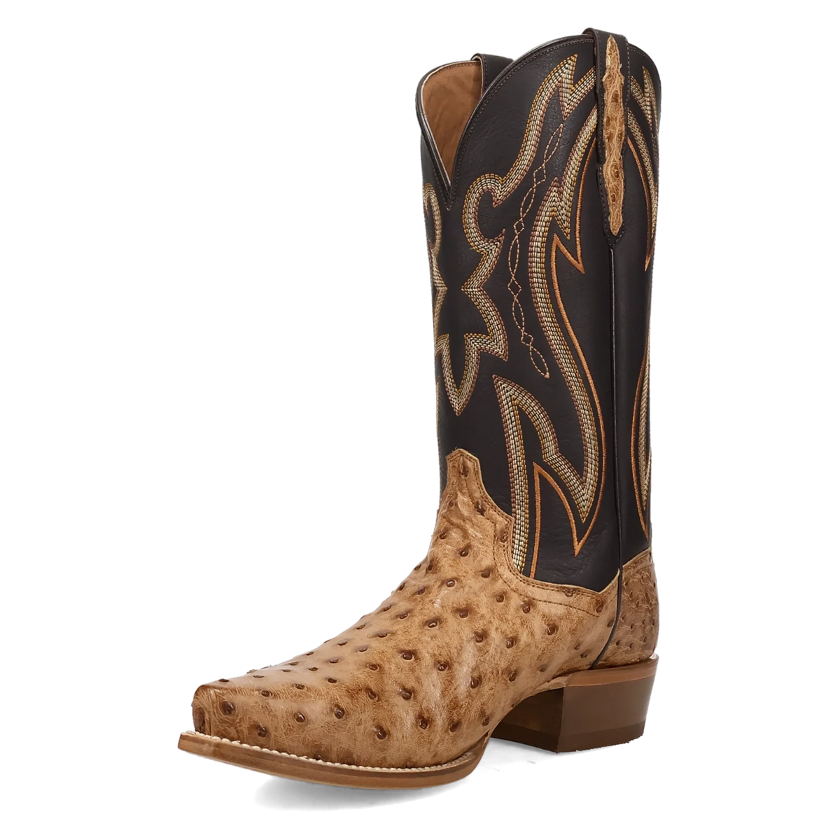 Grit - Men's Ostrich Leather Cowboy Boots by Dan Post