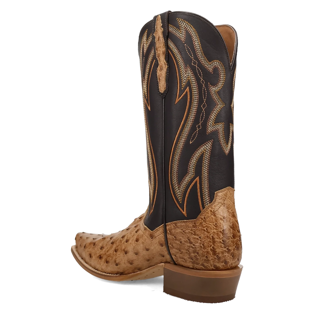 Grit - Men's Ostrich Leather Cowboy Boots by Dan Post