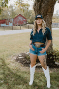 Put it on my Cowboys Tab Embroidered Patch on Denim Structured Trucker Hat