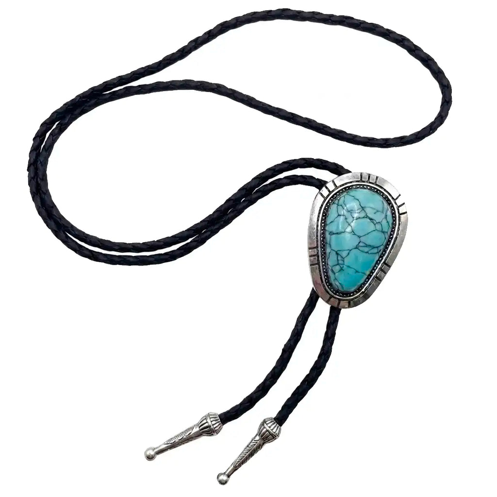 Deadwood Trading Stonekeeper (Turquoise)  - Bolo Tie