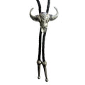 Deadwood Silver Skull - Bolo Tie