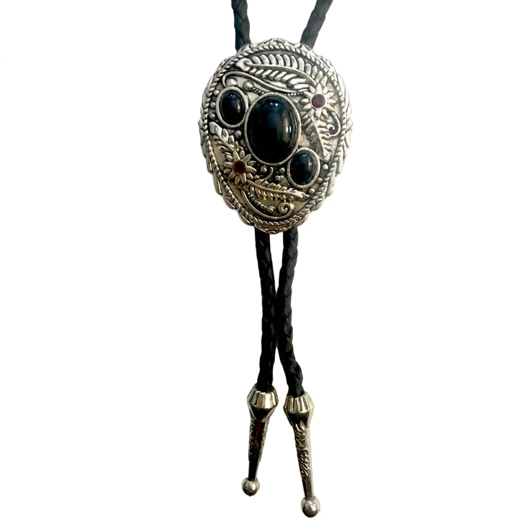 Deadwood Sonora Bloom (Onyx) - Bolo Tie