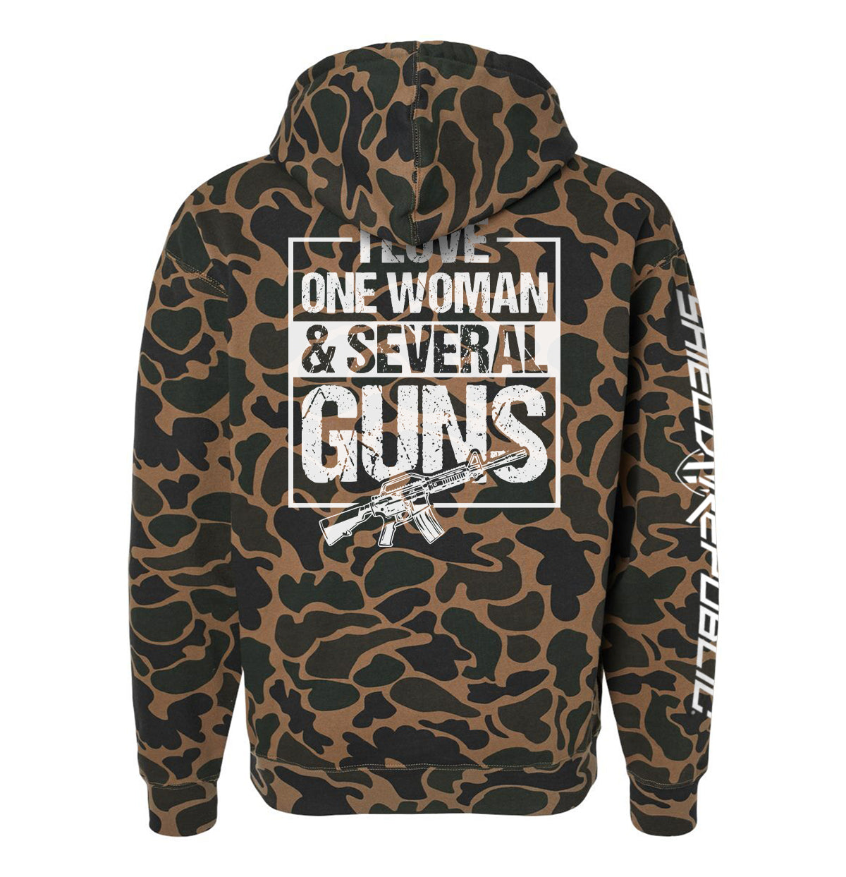 I Love One Woman & Several Guns Men's T-Shirt