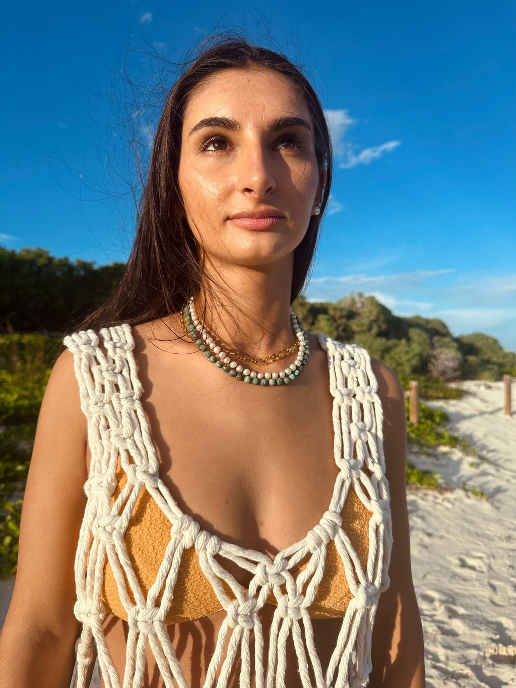 CanyonLeaf Pure Gemstone + Pearl || Necklace