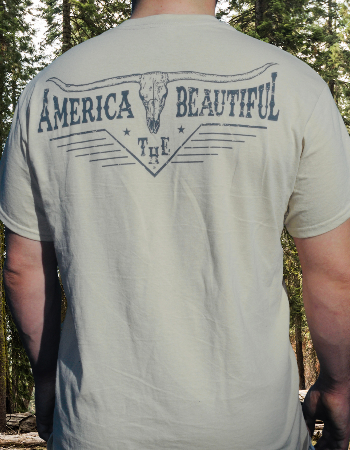 Longhorn Skull Short Sleeve T-Shirt