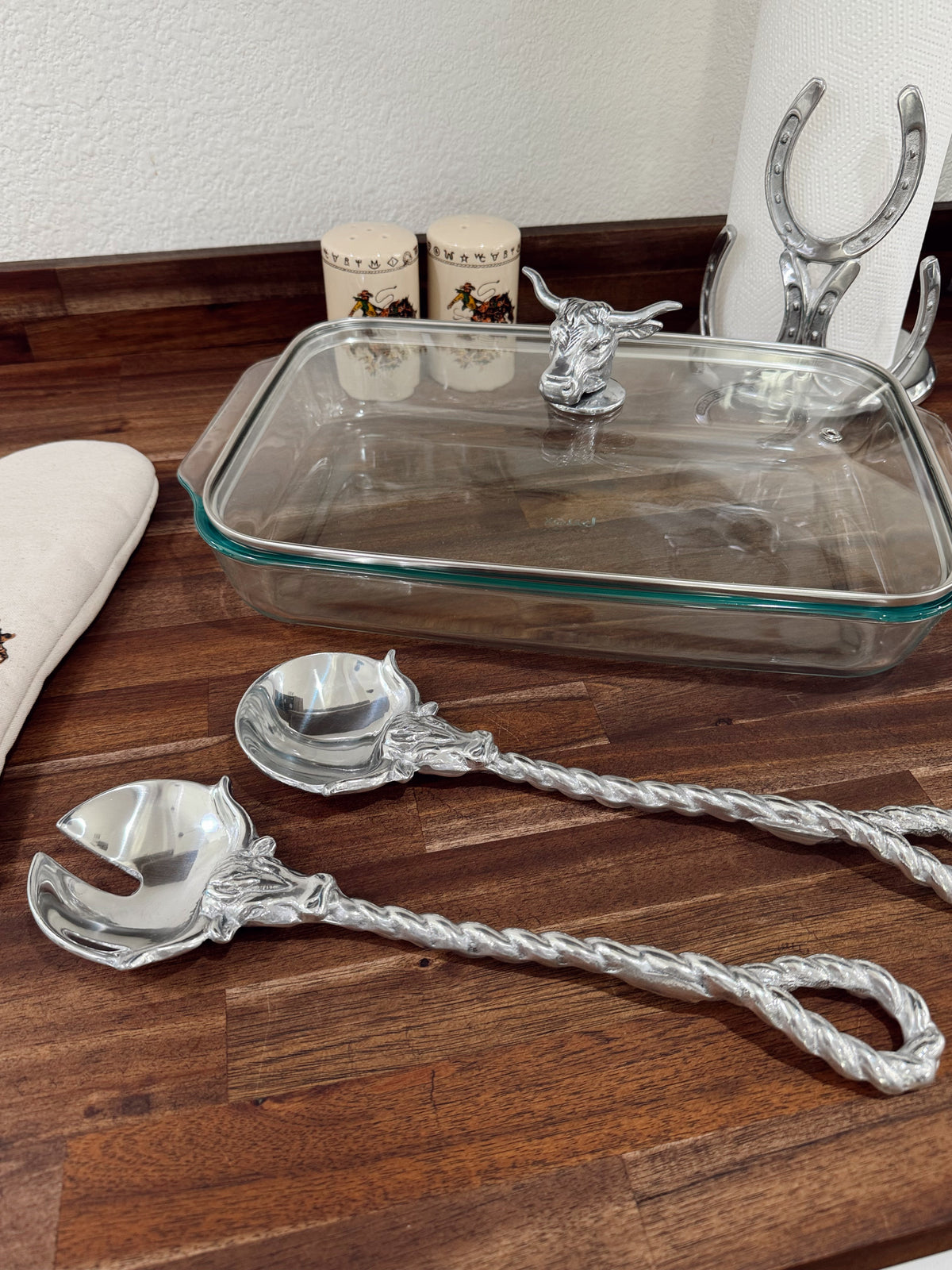 Longhorn Serving Set