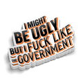 F Like The Government - Hard Hat Decal