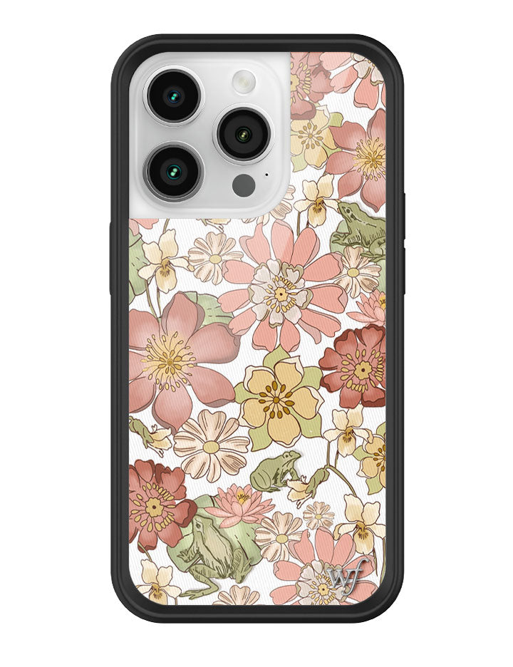 Wildflower Lily Pad Floral iPhone Case