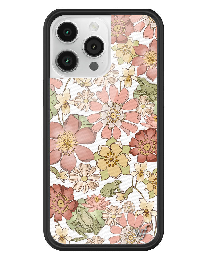 Wildflower Lily Pad Floral iPhone Case
