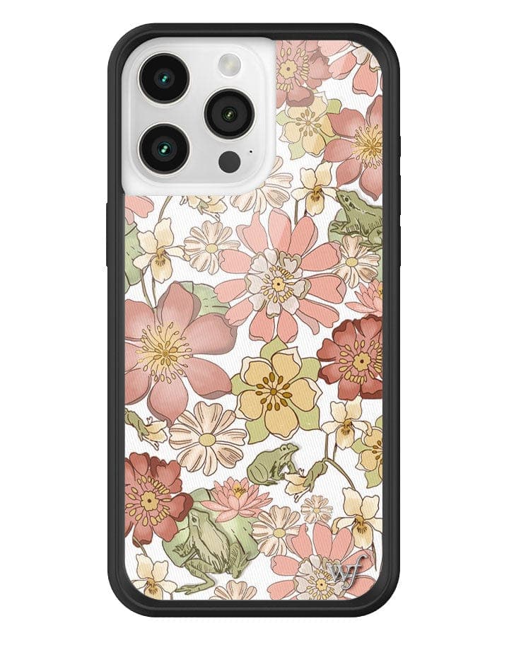 Wildflower Lily Pad Floral iPhone Case