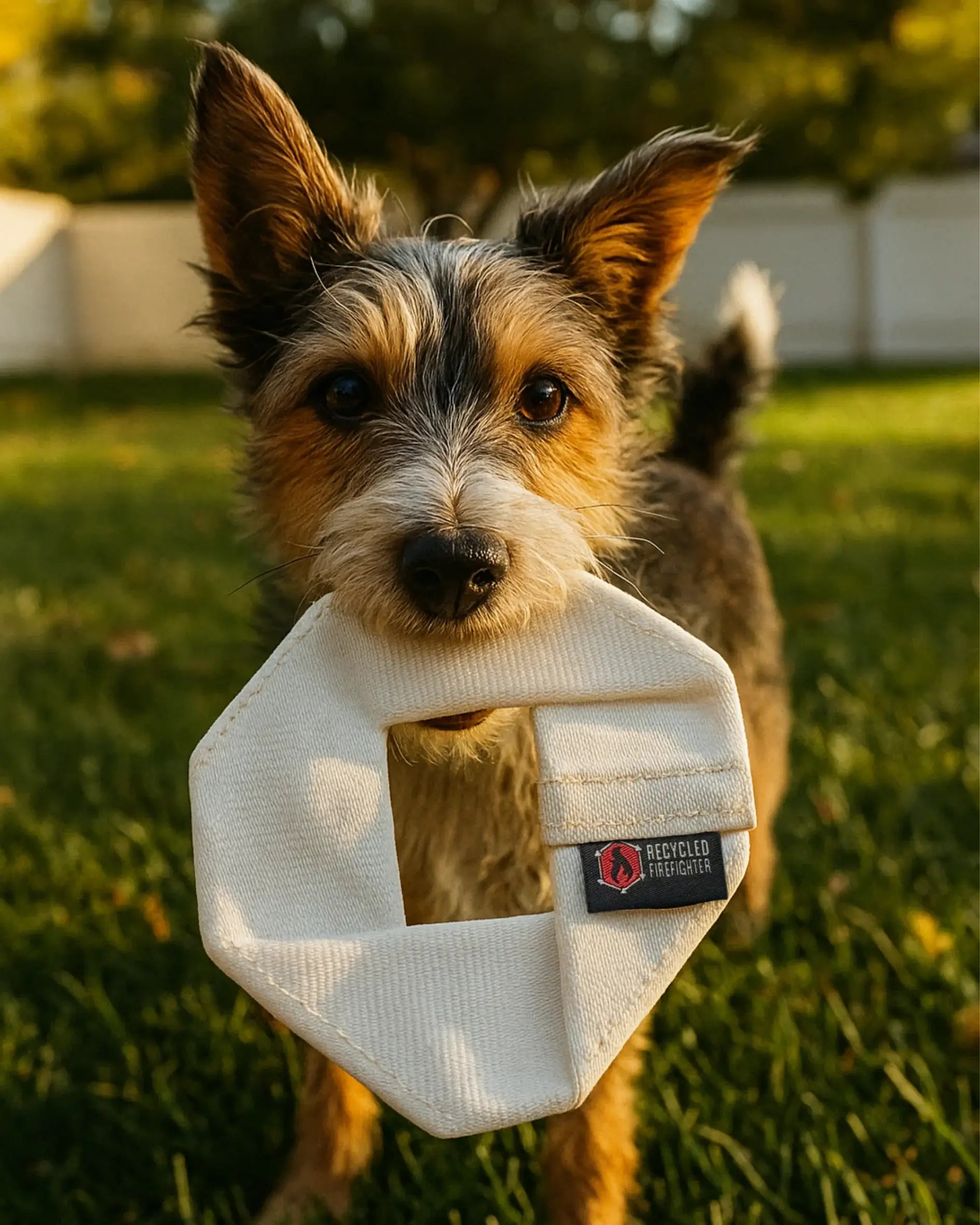 Recycled Firefighter Fire Hose Dog Frisbee JR.