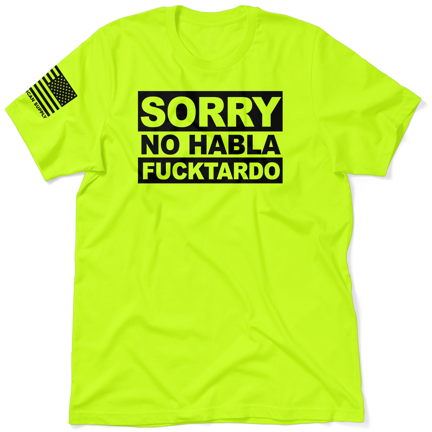 F*cktardo - Safety Yellow T-Shirt