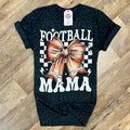 Football Mama Women's Graphic T-Shirt by Painted Aces